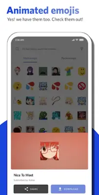 Hymoji - Emojis for Discord android App screenshot 2